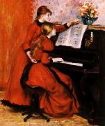 renoir, Two Young Girls at the Piano